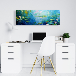 Canvas 16 x 48 - Water lilly