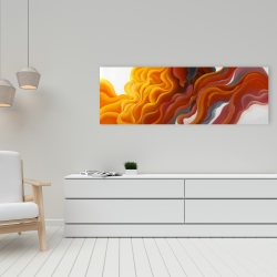 Canvas 16 x 48 - Colorful smoke