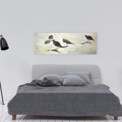 Canvas 16 x 48 - Sandpiper birds