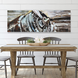 Canvas 20 x 60 - Airplane propeller