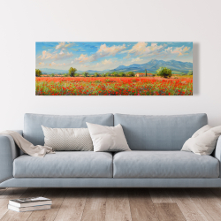 Canvas 20 x 60 - Red field