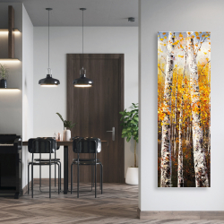 Canvas 20 x 60 - Birches by sunny day