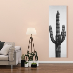 Toile 20 x 60 - Grand cactus