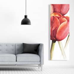 Toile 20 x 60 - Tulipes en fleur