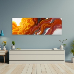 Canvas 20 x 60 - Colorful smoke