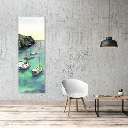 Toile 20 x 60 - Bateaux à cala macarella