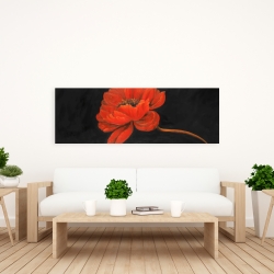 Canvas 20 x 60 - Red petal flower