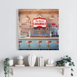 Canvas 24 x 24 - Ice cream parlor