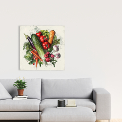 Canvas 24 x 24 - Veggies