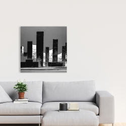 Canvas 24 x 24 - Minimalist abstract buildings