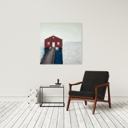 Canvas 24 x 24 - Boathouse