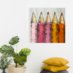 Canvas 24 x 24 - Colouring pencils
