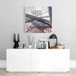 Canvas 24 x 24 - Under the brooklyn bridge