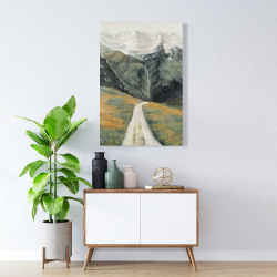 Canvas 24 x 36 - Mountainous landscape