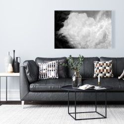 Canvas 24 x 36 - Dark monochrome clouds