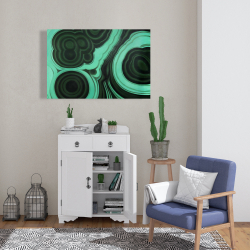 Canvas 24 x 36 - Malachite stone