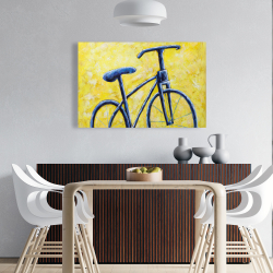 Toile 24 x 36 - Bicyclette bleue