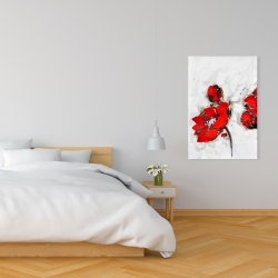 Canvas 24 x 36 - Poppy flowers