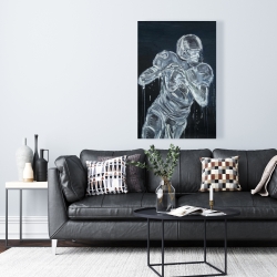 Toile 24 x 36 - Joueur de football