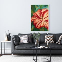 Canvas 24 x 36 - Blooming daylilies