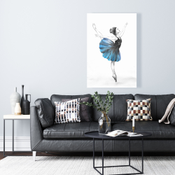 Canvas 24 x 36 - Small blue ballerina