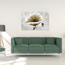 Canvas 24 x 36 - Modern beige flower