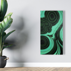 Canvas 24 x 48 - Malachite stone