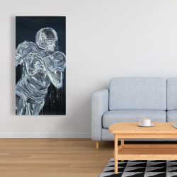 Toile 24 x 48 - Joueur de football