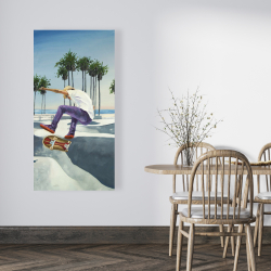 Canvas 24 x 48 - Skate park california