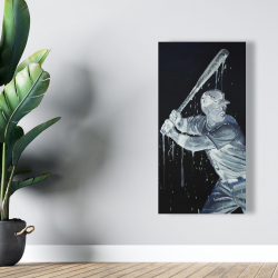 Canvas 24 x 48 - Baseball player