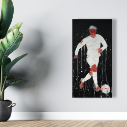 Toile 24 x 48 - Joueur de soccer