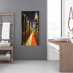 Canvas 24 x 48 - Lively city