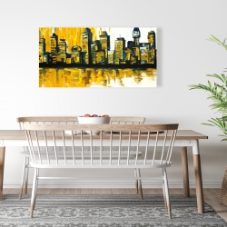 Canvas 24 x 48 - Yellow city