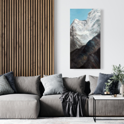 Canvas 24 x 48 - Emblematic himalayan peaks