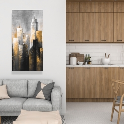 Canvas 24 x 48 - Abstract skyline