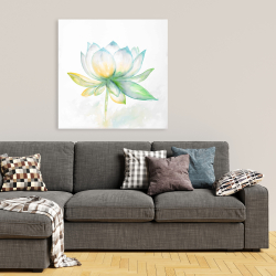 Canvas 36 x 36 - Lotus flower