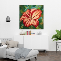 Canvas 36 x 36 - Blooming daylilies