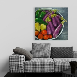 Toile 36 x 36 - Bol de légumes