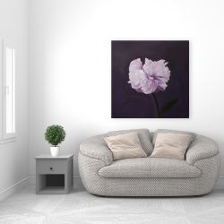 Canvas 36 x 36 - Beautiful purple flower