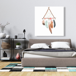 Canvas 36 x 36 - Triangular dream catcher