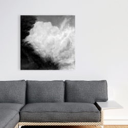 Canvas 36 x 36 - Dark monochrome clouds