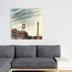 Canvas 36 x 36 - Water tower in new-york