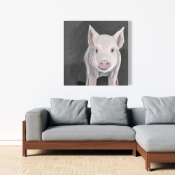 Canvas 36 x 36 - Little piglet