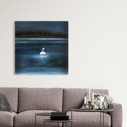 Canvas 36 x 36 - Beautiful swan