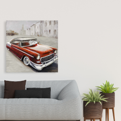 Canvas 36 x 36 - Vintage classic car