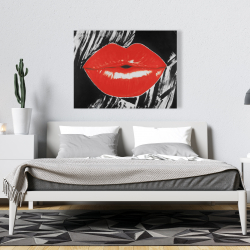 Canvas 36 x 48 - Pouty glossy lips