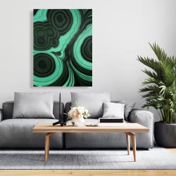 Canvas 36 x 48 - Malachite stone