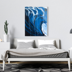 Canvas 36 x 48 - Abstract wave in motion