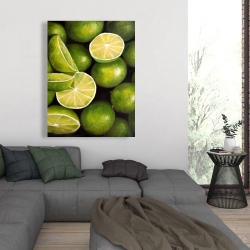 Canvas 36 x 48 - Basket of limes