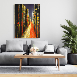 Canvas 36 x 48 - Lively city